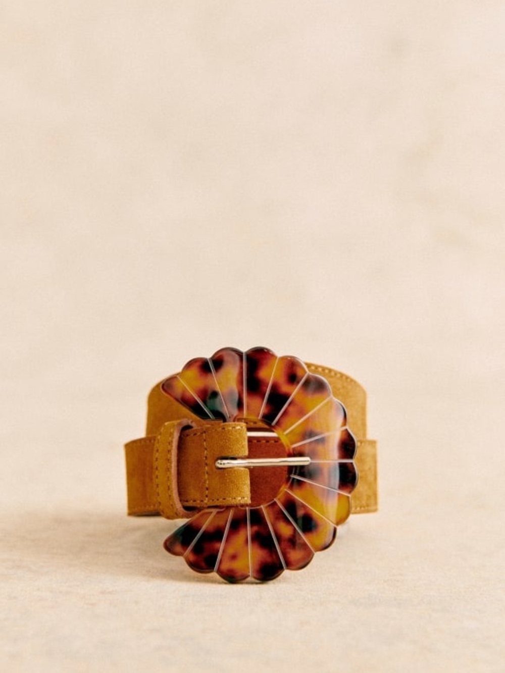 Sezane Sandy Belt Flaked Tobacco